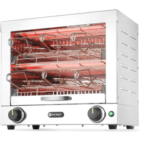 Tostadora de sándwich de cuarzo con 6 pinzas 3000W (1/4)