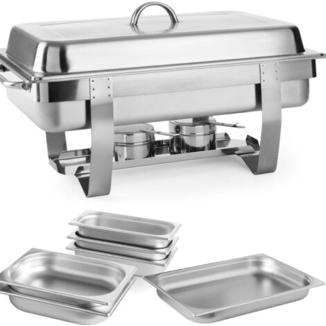 Calentador de alimentos para pasta de vela, acero, GN 1/1 - SET GRANDE (1/5)