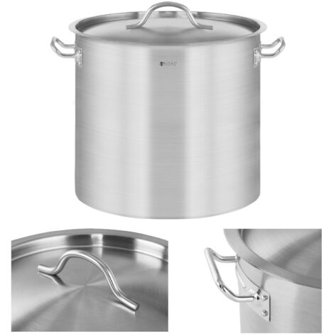 Olla Gastronorm con tapa, acero inoxidable, para cocina de inducción, 25 L
