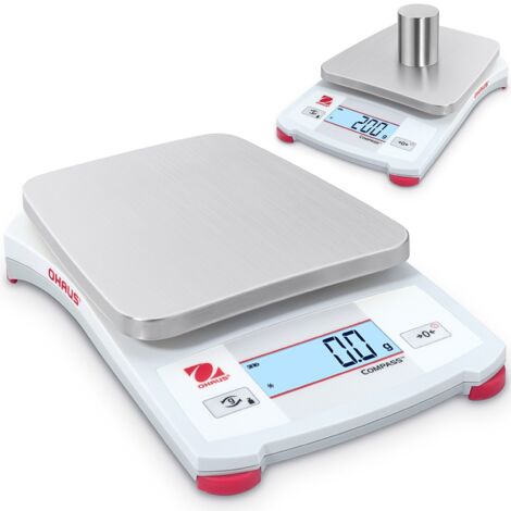 Báscula de precisión educativa de control técnico a batería COMPASS CX 1200 g / 0,1 g - OHAUS CX1201 (1/5)