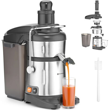 Exprimidor de frutas y verduras 700 W 3000 rpm - Hendi 221105