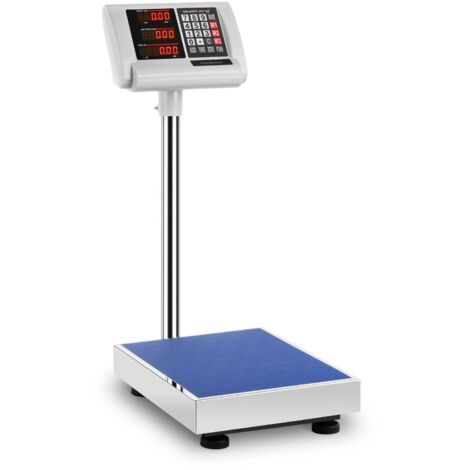 Báscula de plataforma para almacén de 40x50cm, alimentación + batería 60kg/10g (1/5)