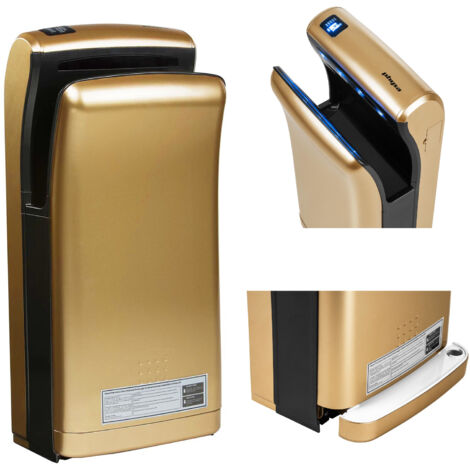 Secador de manos eléctrico de pared Physa Bari Gold de 1200 W (1/5)