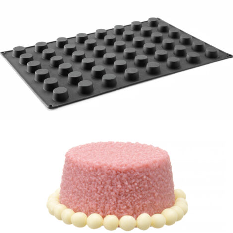 Molde de silicona para pralinés, mousses y productos horneados de 570 x 375 mm - mini muffins (1/3)