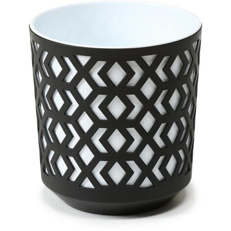 Maceta etnic blanco y negro 14xh15 cm (1/5)