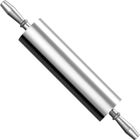 Rodillo de aluminio con rodamientos de bolas, diámetro 90 x 545 mm (1/2)