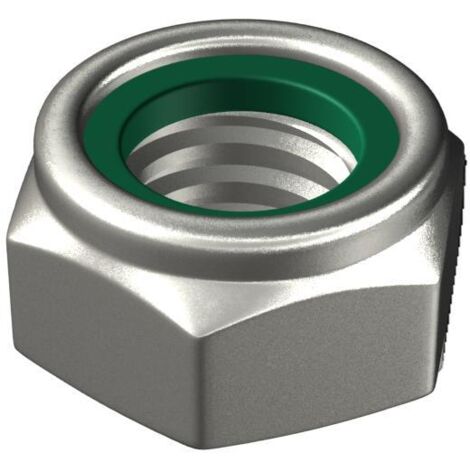 TUERCA CON INSERTO GALVANIZADA DIN 985 CLASE 8.8 M5 - 985 5 1KG (1/2)