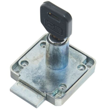 CERRADURA DE CILINDRO PARA MUEBLES NIQUELADA ZMB4 - MP ZM ZMB 4 (1/2)