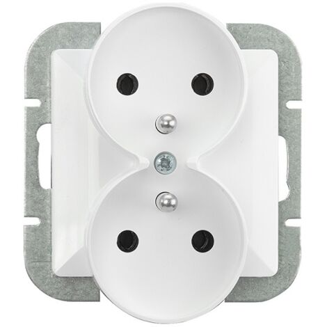 ENCHUFE DOBLE PERLA P/TZ/U BLANCO - E+9002149 (1/2)