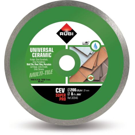 Disco de diamante Rubi CEV 250 Superpro para cer谩mica