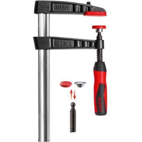 Bessey TG12-2K prensa negra 120 mm duradera
