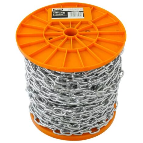 CADENA CORTA D-1 4MM GALVANIZADA METRO - 43 MB - LAN 4 STZ M