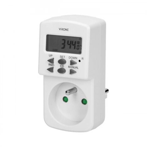 TEMPORIZADOR ELECTRÓNICO 1800W 8A - ON-DT-2 (1/2)