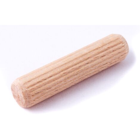 Pasadores de madera ranurados de 8 x 40 mm (100 unidades) - HS 044470 (1/2)