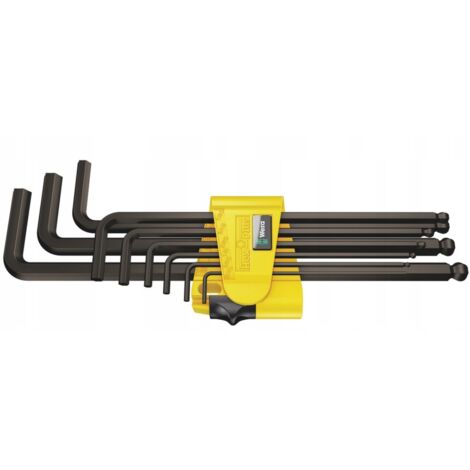 Wera 950 PKL Juego de llaves Allen negras 9 piezas (1/5)