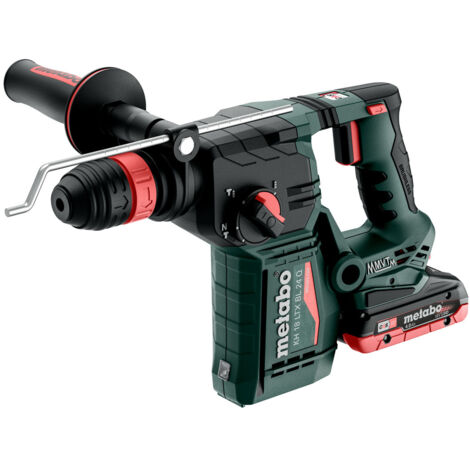 Metabo Herramientas - Martillo combinado 18V, 2x batería, 4,0 Ah LiHD, cargador 601714800 (1/5)