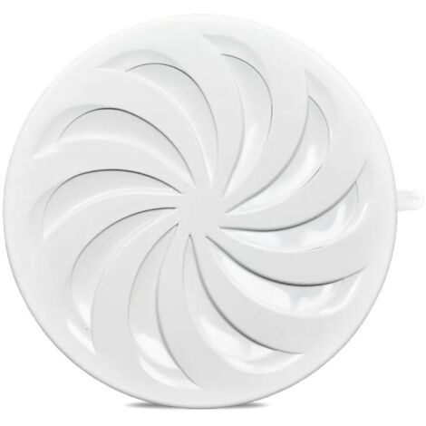 Rejilla de ventilación redonda, cerrable, ajustable, 80-150 mm, blanca - RX 02-325 (1/3)