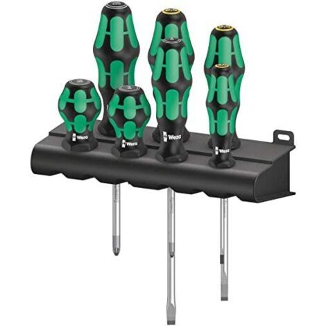 Wera 300/7 Mix 2 Juego de destornilladores negro y verde (1/5)