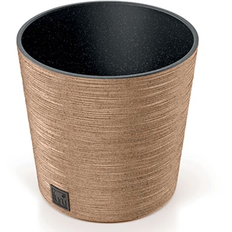 MACETA REDONDA FURU MEZCLA MADERA-NATURO 17L - PP-DFR300W (1/5)