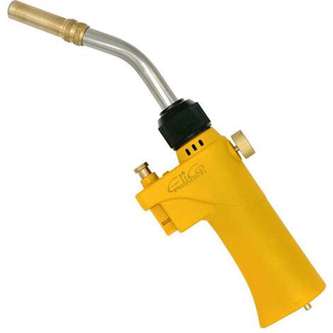 ELICO PROFITECH, modelo AX1-028CGA, Soplete de gas profesional, ideal para soldadura y calentamiento preciso, llama turbo ajustable, encendido piezoeléctrico, uso técnico intensivo