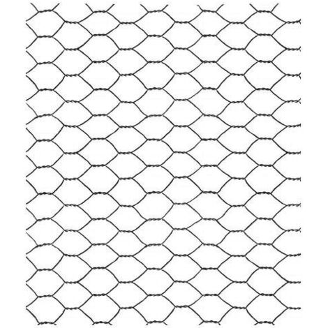 MALLA HEXAGONAL GALVANIZADA, 100 CM x 25 MB, MALLA DE 25 MM, ALAMBRE DE 0,8 MM - 25 MB - SB 2940163 (1/3)
