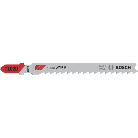 Hoja de sierra bosch 100 mm paquete 5 acero hcs