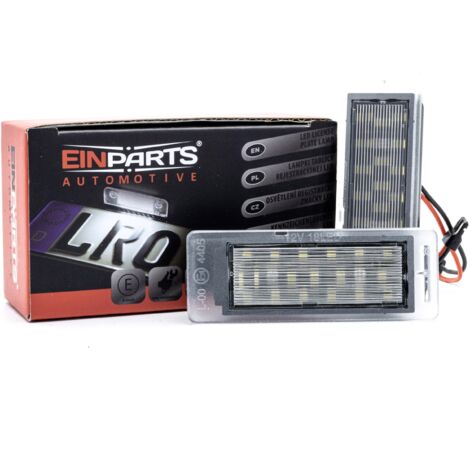 Luces LED para matrícula, 6000 K, blanco frío, 12 V, CANBUS, para Buick, Cadillac, Chevrolet, GMC y Opel. (1/5)