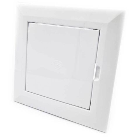 Puerta de inspección blanca 100x100 mm ABS