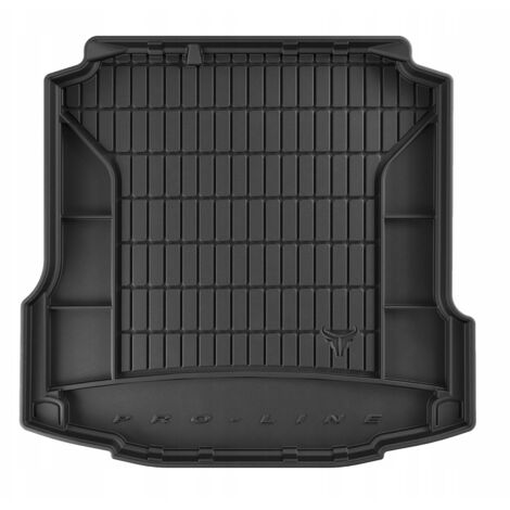 Alfombrilla de goma para maletero SKODA Rapid Liftback 2012-2019 TM bw