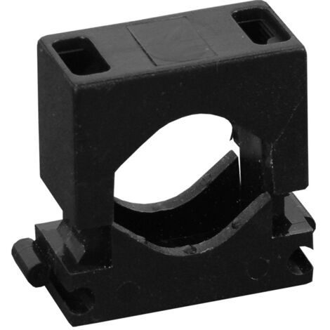 Soporte de montaje de cable a presión UM-24 negro (50 uds.) (1/2)