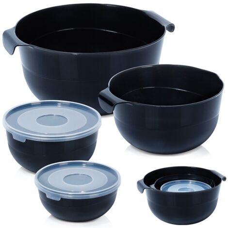 Juego de almacenamiento de 6 tazones para mezclar de cocina. (1/5)