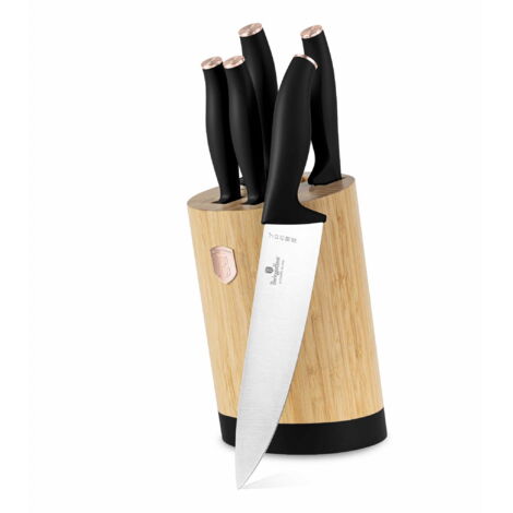 Juego de cuchillos de bambú BERLINGER HAUS Black Rose BH-2752, 6 piezas (1/5)