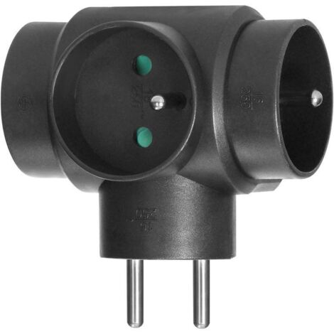 Divisor 3x2P+Z negro OR-AE-13184/B (1/5)