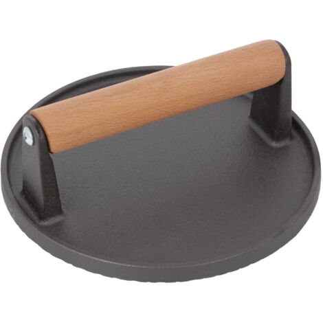 Prensa de hierro fundido para hamburguesas, carnes, chuletas 18cm BRUNBESTE BB-2661 (1/3)