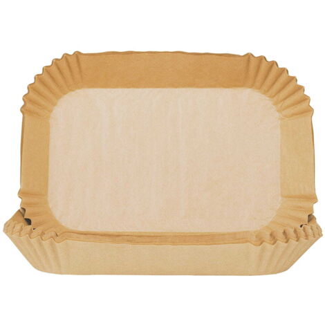 Insertos de papel para freidora, rectangulares, 22x14x4,5cm, 100 piezas, KLAUSBERG KB-7783