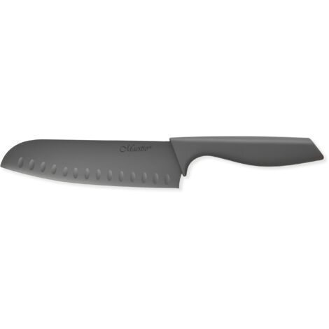Cuchillo Santoku de acero de 17,5cm con revestimiento cerámico antiadherente, individual MAESTRO MR-1432 (1/3)