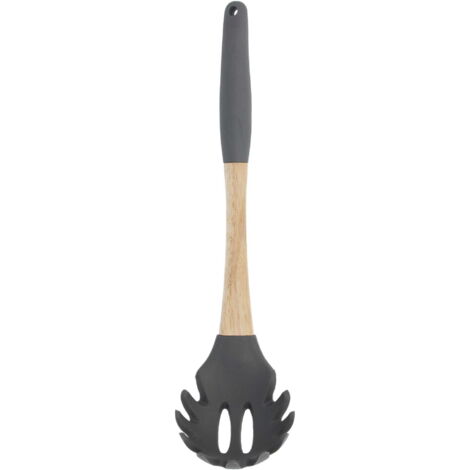 Cuchara de pasta de silicona con mango de madera BRUNBESTE BB-2970 (1/2)