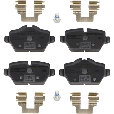 PASTILLAS DE FRENO PREMIUM "MS" traseras BMW 1 (E81), 1 (E87), 3 (E90), 3 (E92), MINI COUNTRYMAN (R60), PAC (1/5)