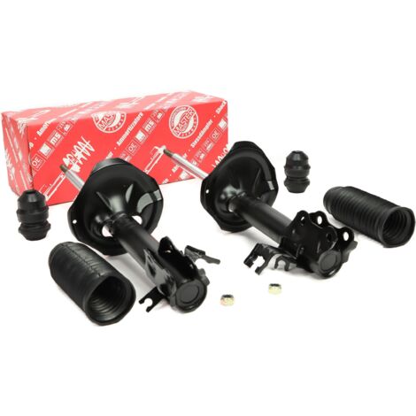 KIT AMORTIGUADORES + topes ""MS"" delanteros NISSAN ALMERA CLASSIC, ALMERA II 1.5-2.2D 01.00-