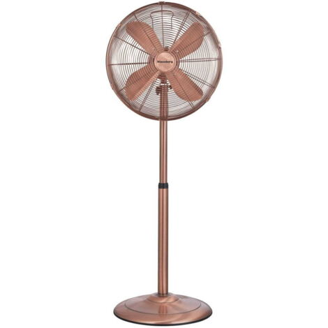 Ventilador de pie 40cm 50W metal KLAUSBERG KB-7719 Oro rosa