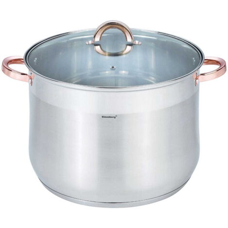 Olla grande de acero para catering, 18,7 l, 32 cm, oro rosa, KLAUSBERG KB-7797