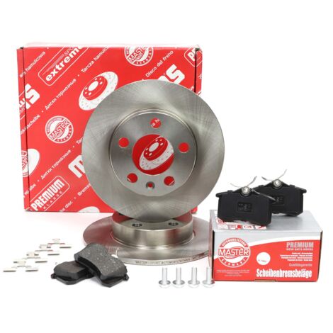 JUEGO DE DISCOS Y PASTILLAS DE FRENO TRASERO AUDI, SKODA, VW (1/4)