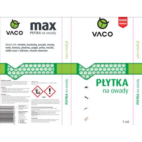 Placa insecticida universal VACO 1 ud.