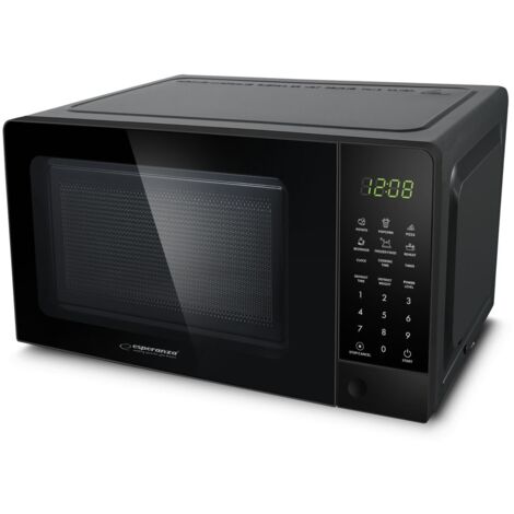 Esperanza EKO009 microondas Encimera Solo microondas 20 L 700 W Negro (1/5)