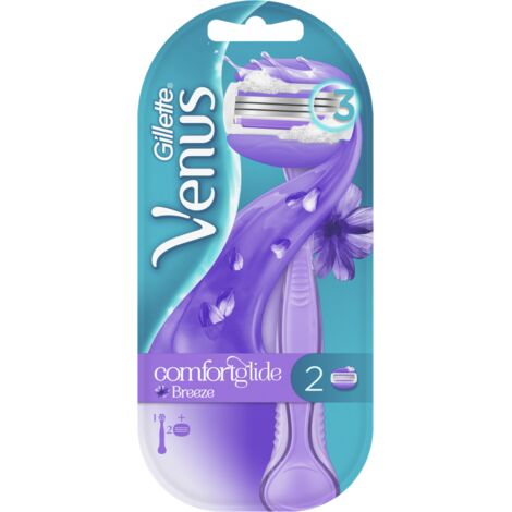 Maquinilla de afeitar Gillette Venus Comfortglide Breeze para mujer + 1 cuchilla de repuesto (1/5)