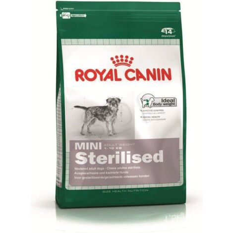 Alimento seco para perros esterilizado SHN Mini 8 kg