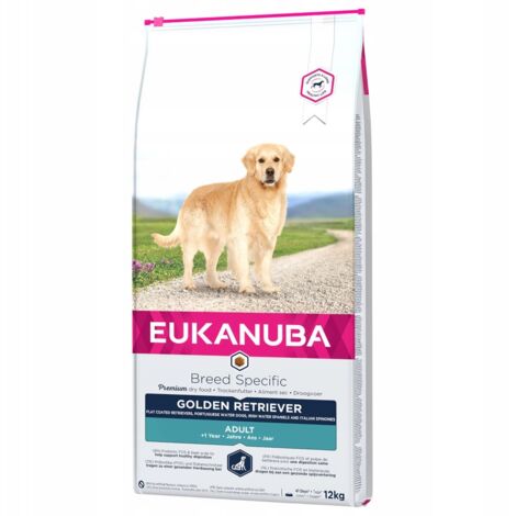 Alimento seco para perros EUKANUBA Golden Retriever con pollo, bolsa de 12 kg