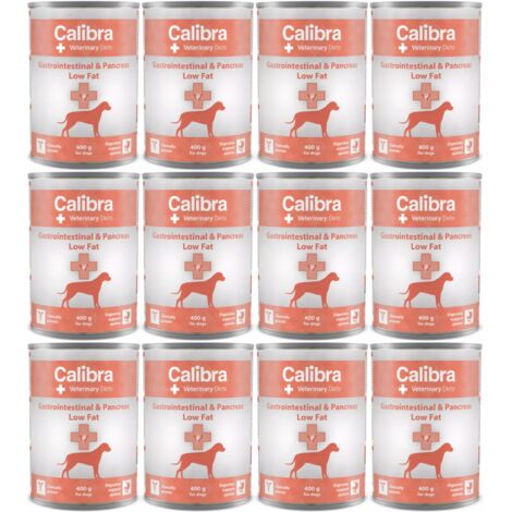 Calibra Veterinary Diet Dog Gastro Alimento h煤medo para perros bajo en grasa 12 x 400 g