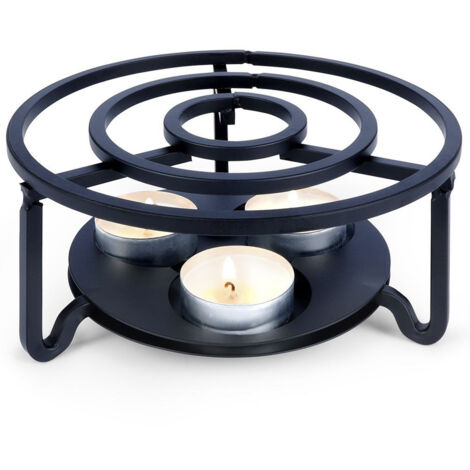 Calentador de velas debajo de la jarra Infusor Olla de fondue Platos Recipiente (1/5)
