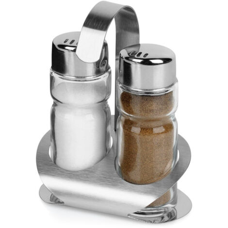 Juego de salero y pimentero Salero de cristal Pimentero Especiero
